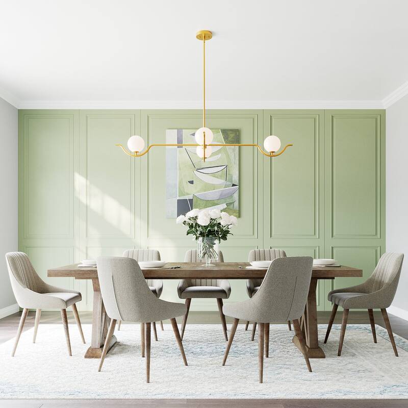 Acroma 4 - Light Dimmable Brushed Gold Chandelier