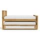 preview thumbnail 7 of 6, Furniture of America Ogden Modern Light Oak Solid Wood Kids Captain Bed with Trundle and USB Port