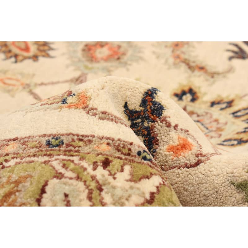 ECARPETGALLERY Hand-knotted Jamshidpour Cream Wool Rug - 3'1 x 5'2
