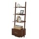 preview thumbnail 11 of 17, Copper Grove Aubrieta Ladder Bookcase with File Drawer