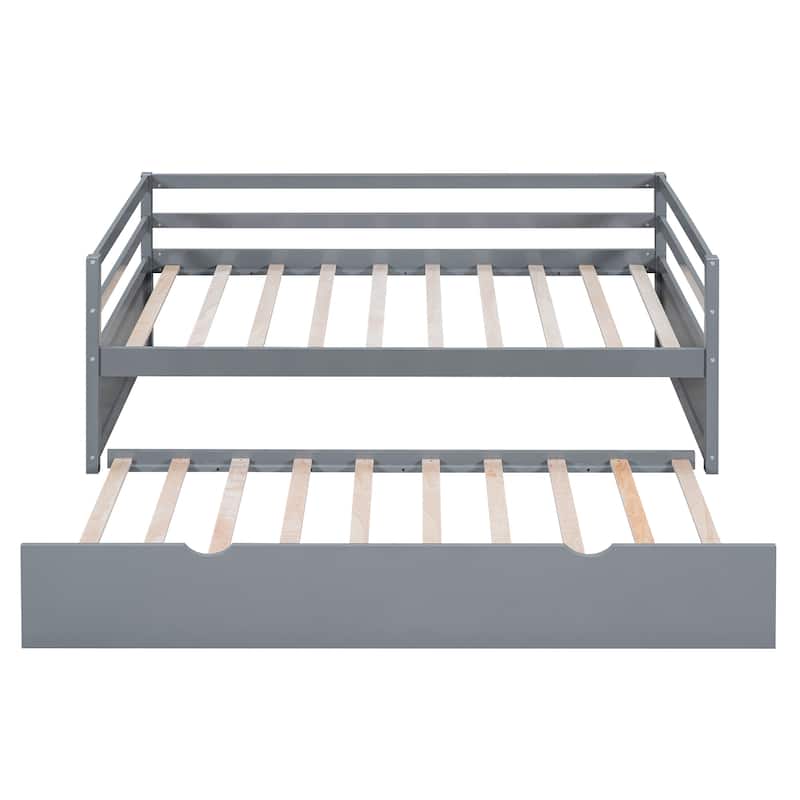 Wood Daybed with Trundle