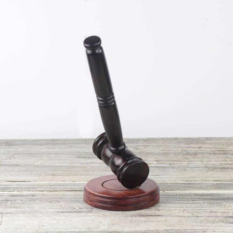 Novica Handmade Ceremonial Judge Ebony Wood Statuette