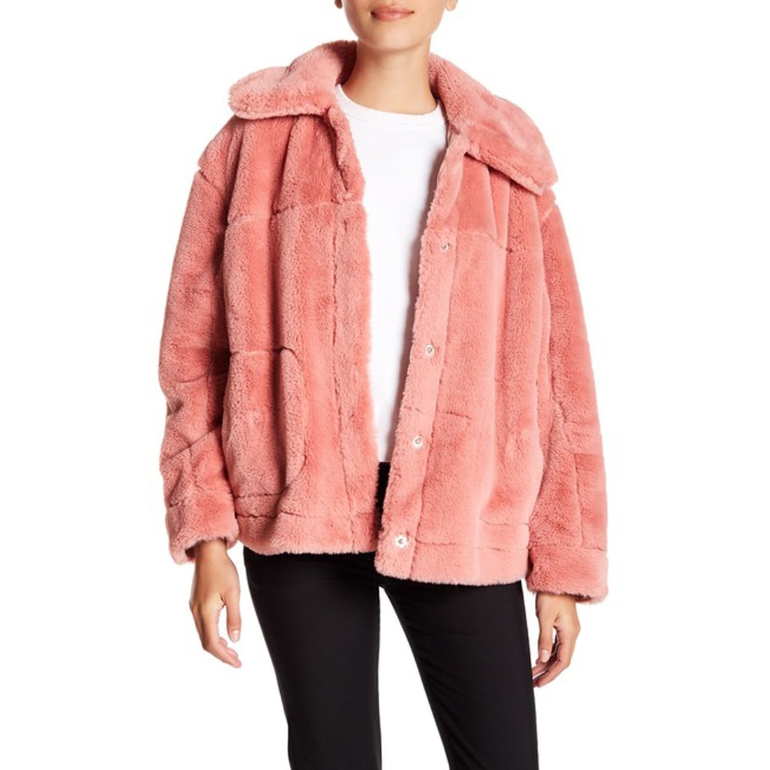 Urban Republic Faux Fur Jacket, Pink