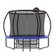 preview thumbnail 5 of 20, 10 ft. Round Outdoor Trampoline with Basketball Hoop, Enclosure Net and Ladder