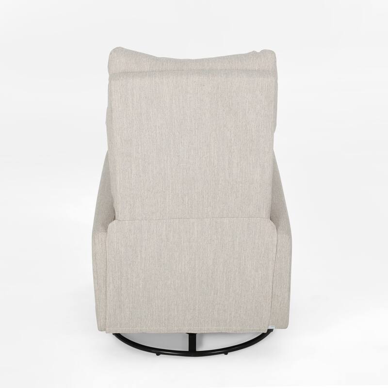 Swivel Rocker Glider Recliner Chair for Adults,Small Nursery Recliner for Living Room,Modern Upholstered Accent Lounge Arm Chair