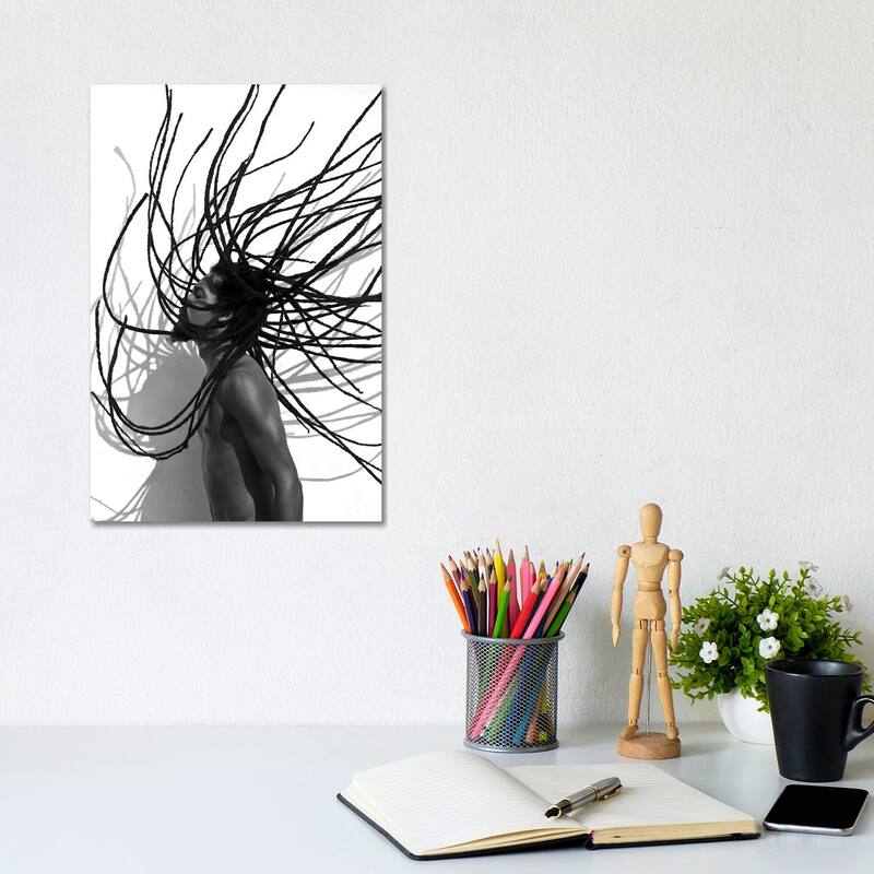 iCanvas "Locs" by Gregory Prescott Canvas Print - 12x8x0.75