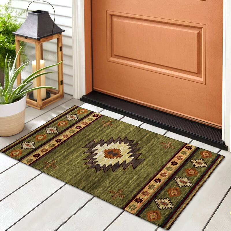 Indoor/ Outdoor Sonora Global Traditional Washable Rug