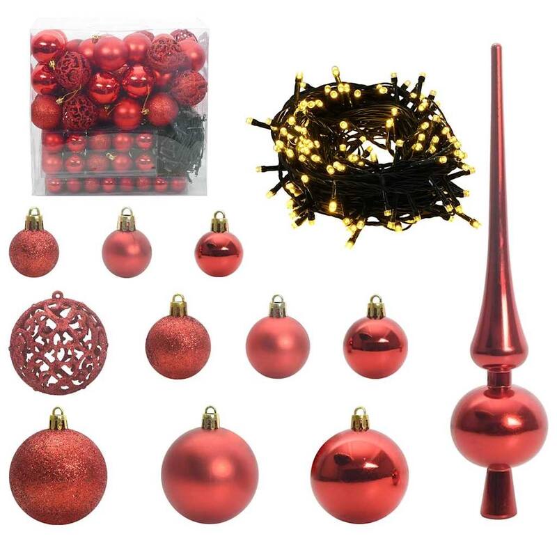 vidaXL Artificial Christmas Tree Green 47.2" PVC