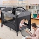 preview thumbnail 5 of 5, 5-in-1 Baby Bedside Sleeper Portable Bedside Playard w/ Canopy