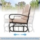 preview thumbnail 12 of 38, Nista 2 Person Outdoor Patio Glider Garden Bench Rocker Chair by Havenside Home