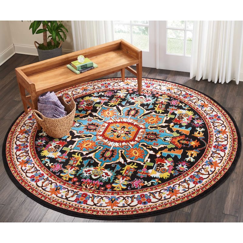 Nourison Oakdale Traditional Persian Medallion Area Rug