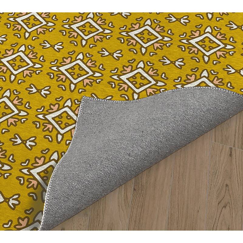 ROUS GOLD Kitchen Mat By Becky Bailey - Bed Bath & Beyond - 35022875