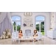 preview thumbnail 5 of 19, Sweetpea Baby Rose 3-in-1 Convertible Toddler Bed
