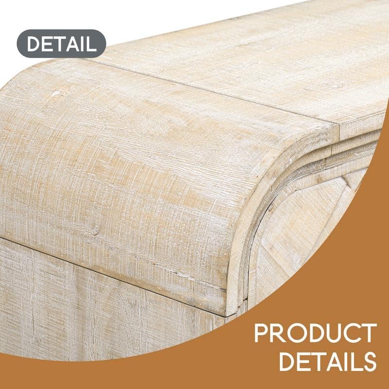 Luxury Multi-Functional MDF Sideboard- woven Wood Slat Doors, Tiered Stepped Design & Premium Solid Wood Veneer