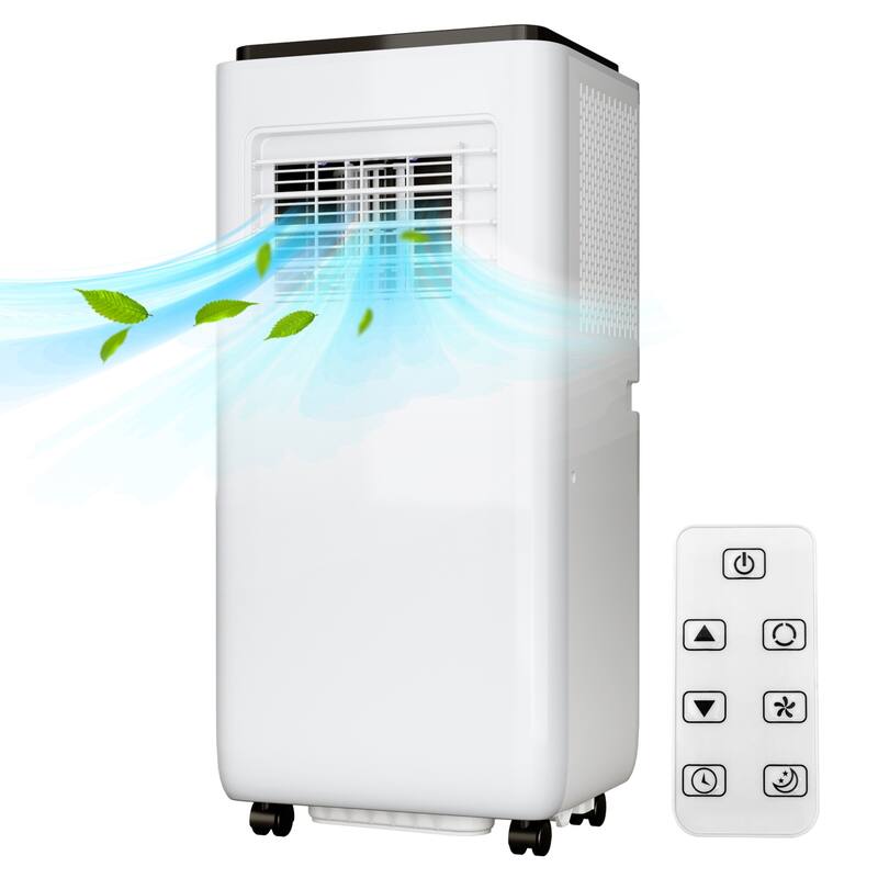 10000 BTU Portable Air Conditioner with Remote Control for Rooms up to 450 sq. ft