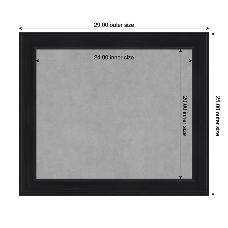 Amanti Art Abbey Black Framed - 29 x 25 in