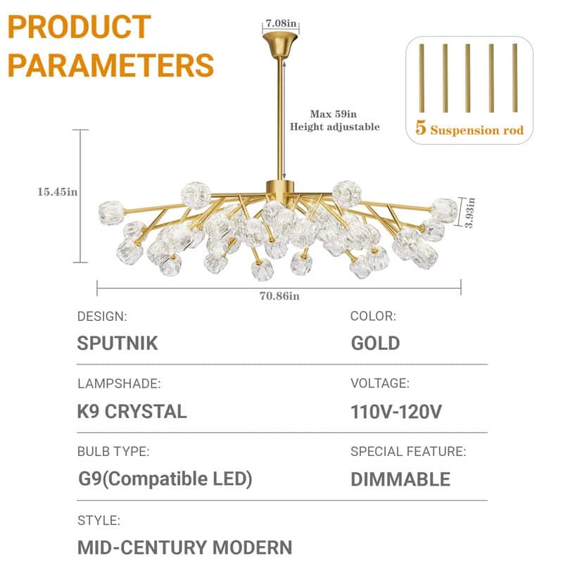 Gold Sputnik Chandeliers Modern Crystal Sputnik Chandelier Modern Crystal Pendant Light Chandelier Branches Chandeliers