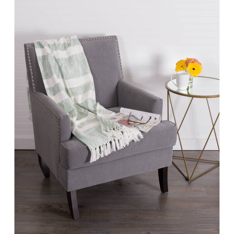 DII Slub Stripe Decorative Throw