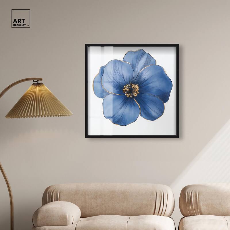 Blue Brilliance II Shadowbox by Art Remedy
