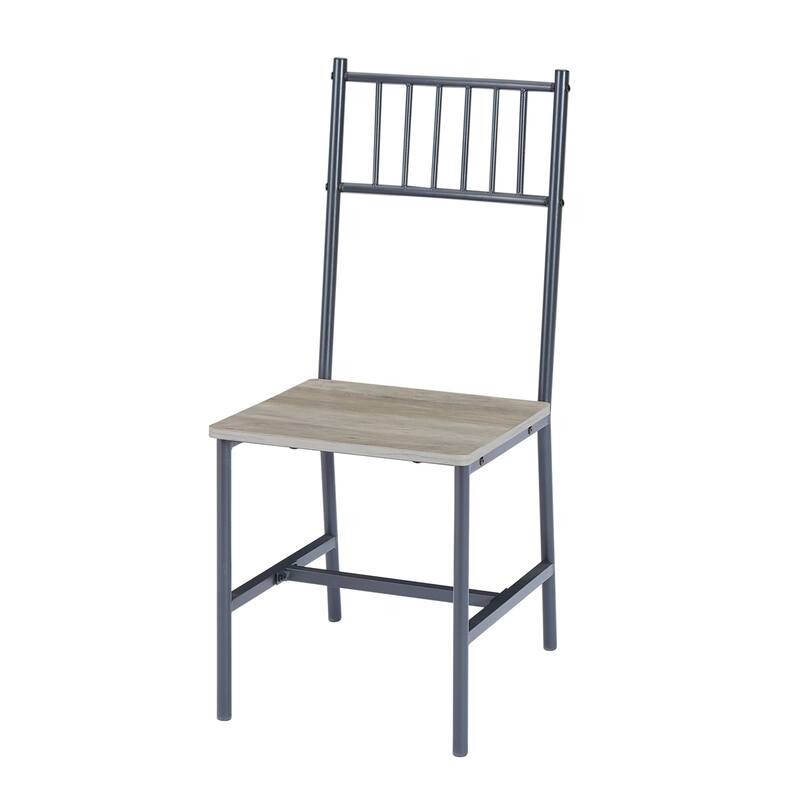 Dining Table Set,Barstool Dining Table with 2 Benches 2 Back Chairs