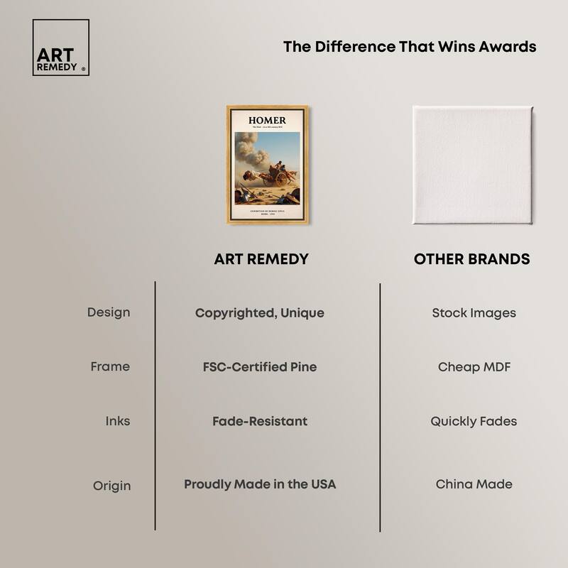 Iliad Illustrated Canvas by Art Remedy