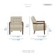 preview thumbnail 9 of 71, Leland Leather Match Accent Chair