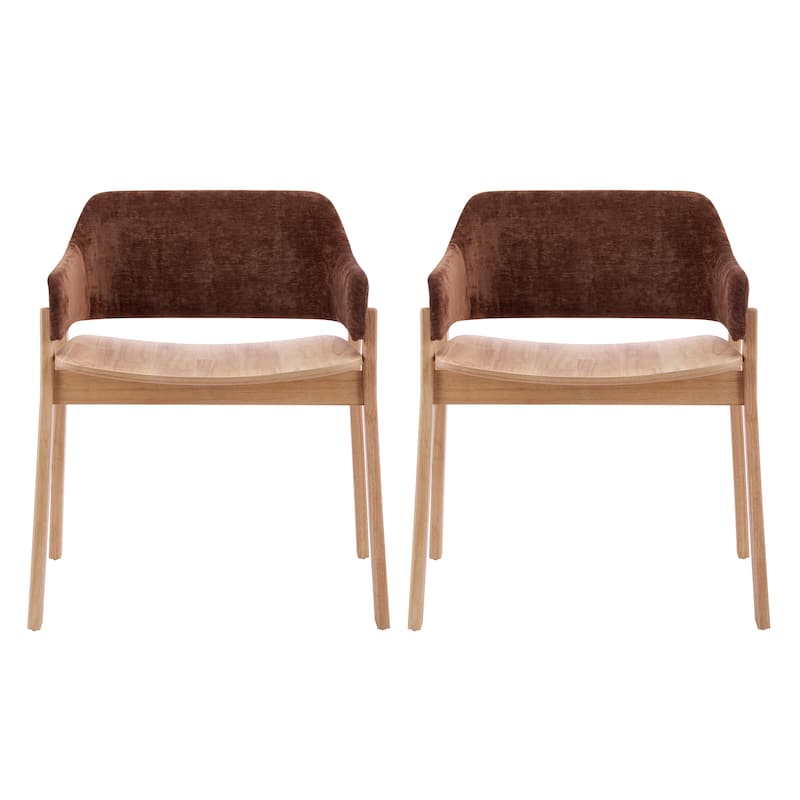 Christopher Knight Home - Modern Wooden Upholstered Dining Chair with Armrests