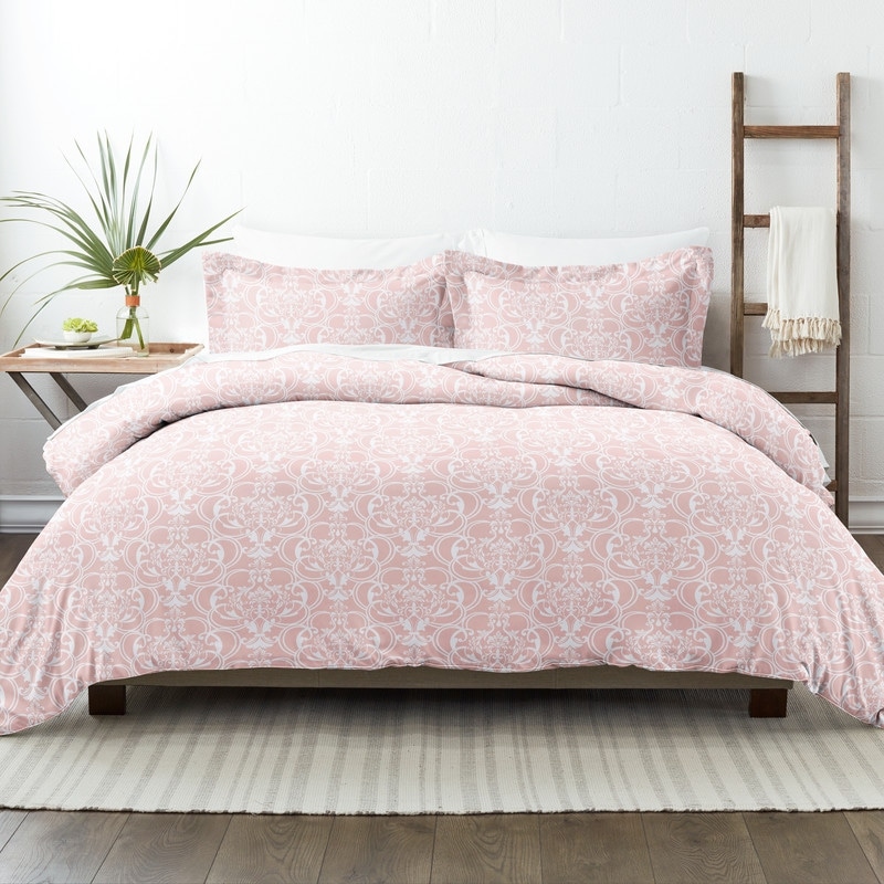Becky Cameron Oversized Romantic Damask 3 Piece Duvet Cover Set