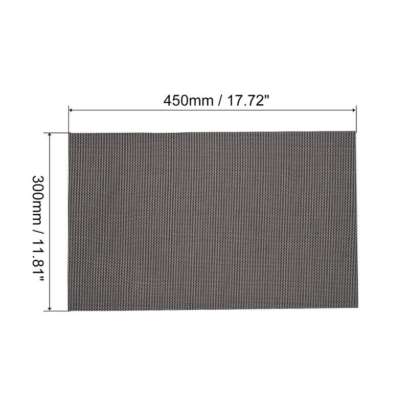 Place Mats, 450x300mm Table Mats Set of 8 PVC Washable Woven Placemat - Brown