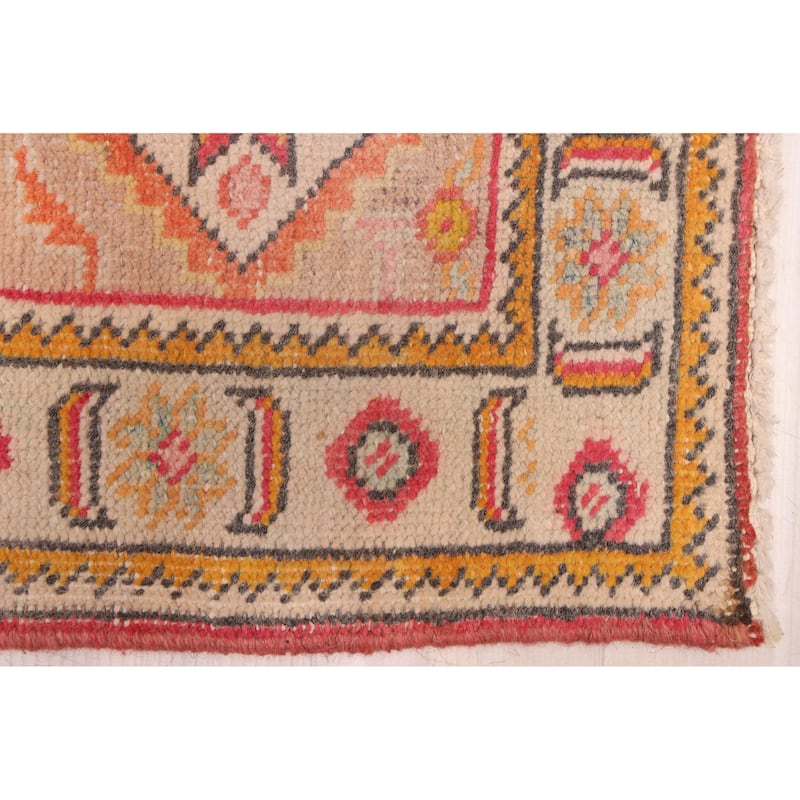 ECARPETGALLERY Hand-knotted Kayseri Vintage Red Wool Rug - 7'11 x 11'0