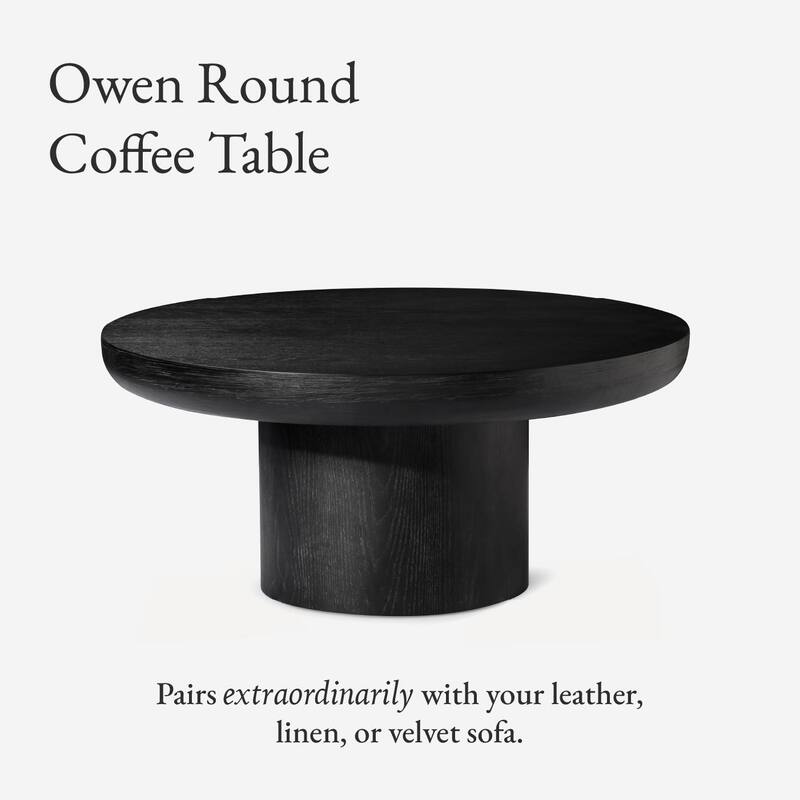 Maven Lane Owen Rustic Wooden Coffee Table