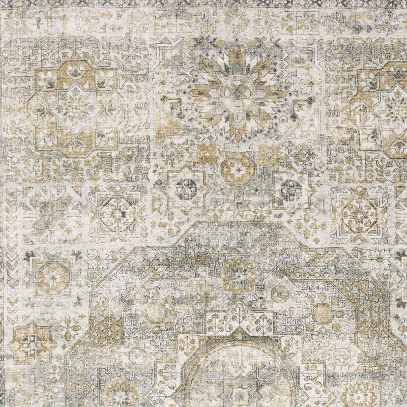HomeRootsMedallion Traditional Rectangle Area Rug