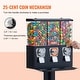 preview thumbnail 18 of 19, VEVOR Commercial Vending Machine, Triple Compartment Candy Dispenser with Iron Stand, Gumball and Candy Machine