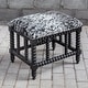 preview thumbnail 4 of 5, Uttermost Rancho Faux Cow Hide Small Bench