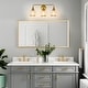 preview thumbnail 128 of 151, Modern Vanity Lights Dimmable Bathroom Light Fixtures with Glass Shade
