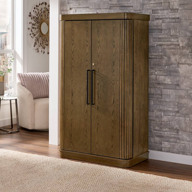 NoMad Bar Wine Storage Cabinet with Keys and LED Lights by iNSPIRE Q Classic