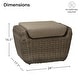 preview thumbnail 61 of 78, Patio Wicker Furniture Set Outdoor Rattan Bistro Set