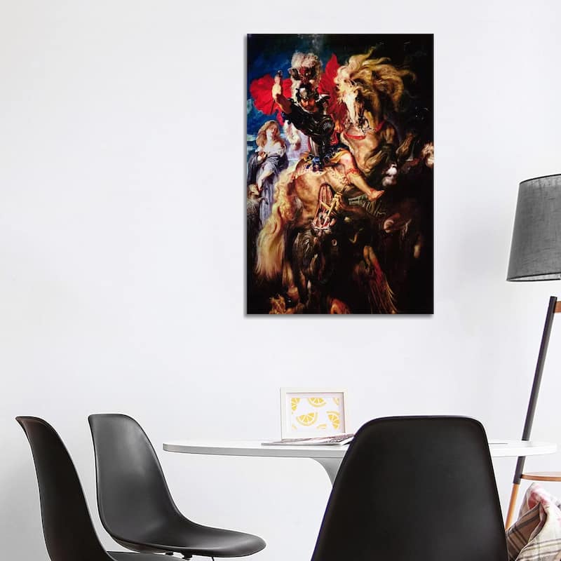 iCanvas "St. George and The Dragon" by Peter Paul Rubens Canvas Print - 40x26x1.5