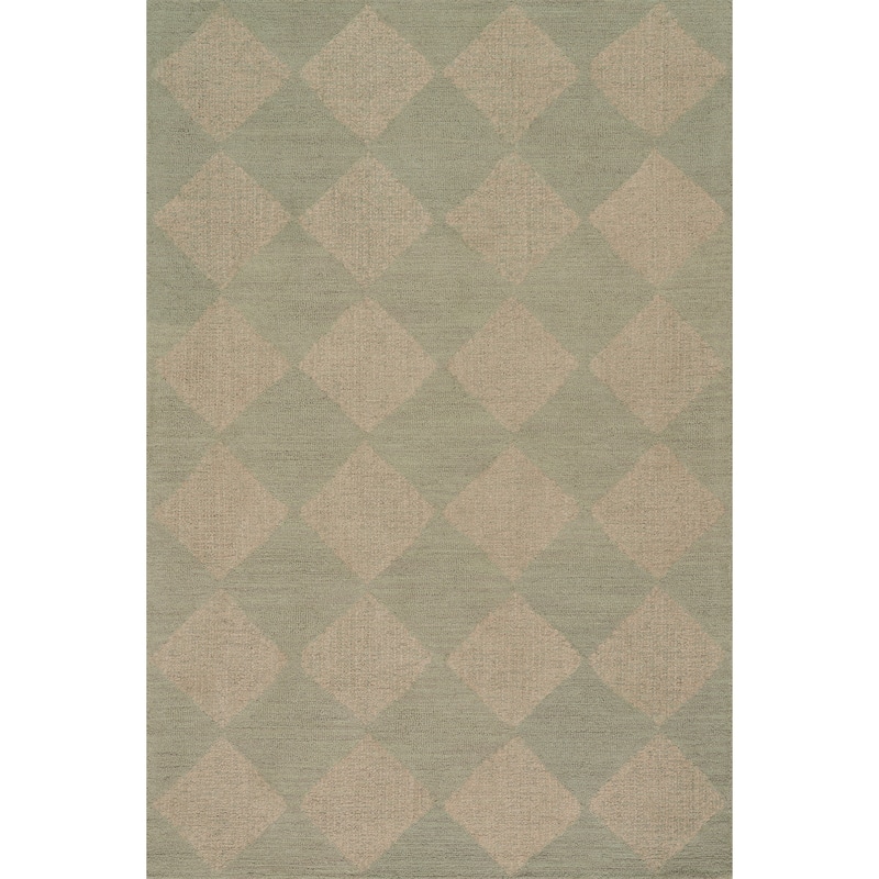 Nuloom Nivora Tufted Diamond Area Rug - 7' 6" x 9' 6" - Green - Rectangle