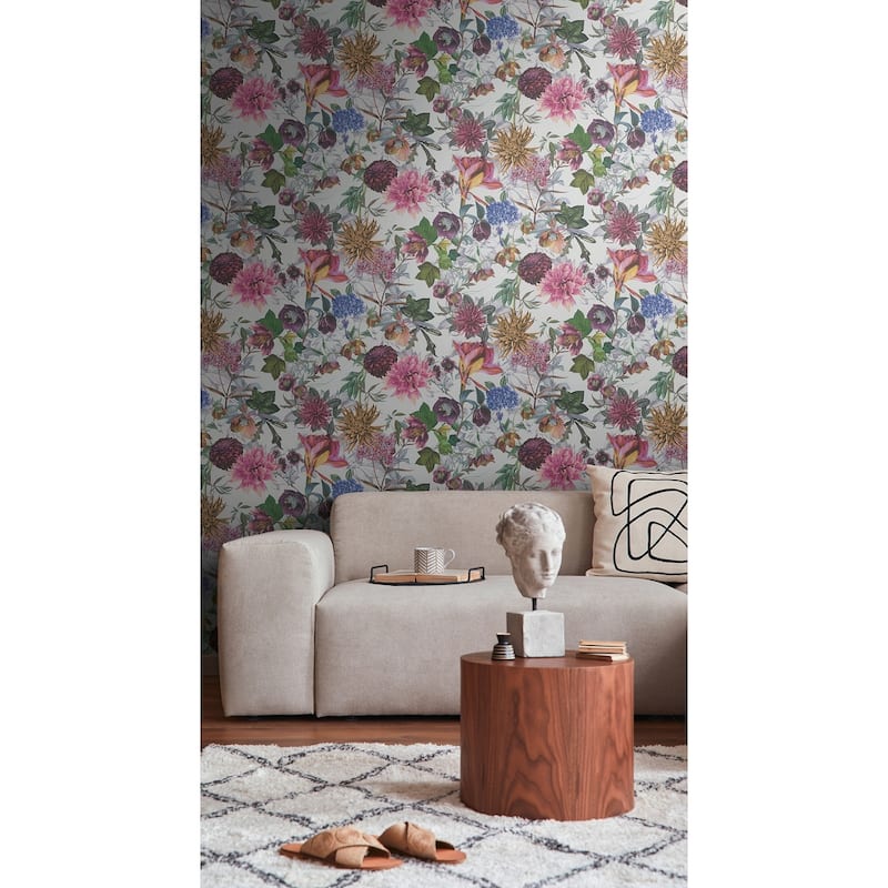 AS Creation Althea White Flower Garden Wallpaper