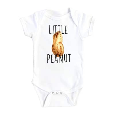 Little Peanut - Baby Boy Girl Clothes Infant Bodysuit Funny Cute Newborn