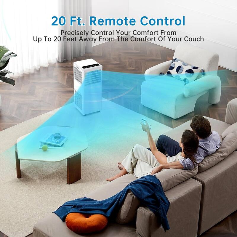 8000 BTU Portable AC Air Conditioner Unit, Air Conditioner with Remote Control