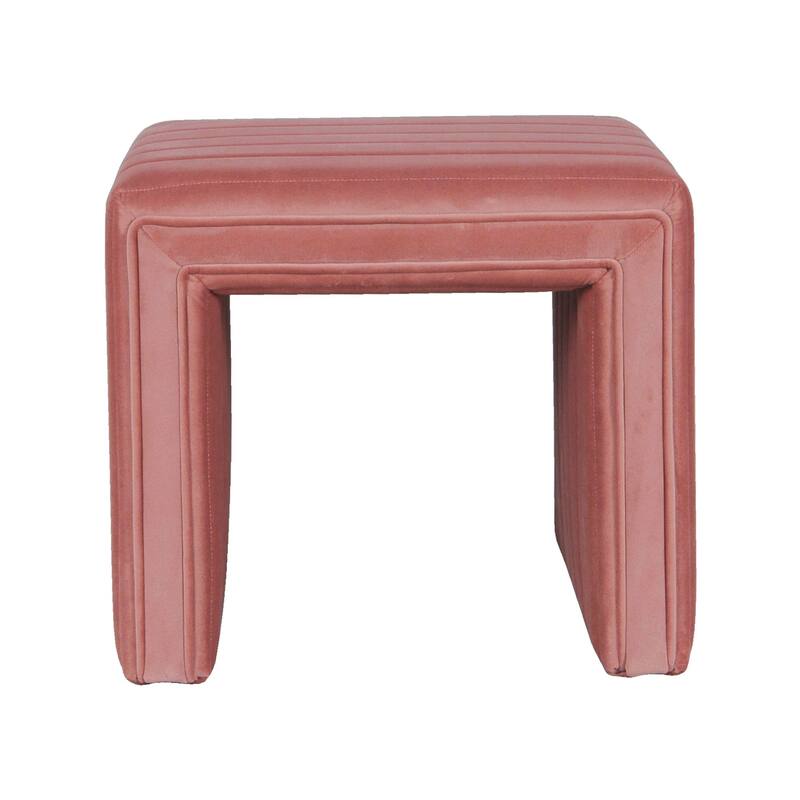 HomePop Modern Channel Ottoman