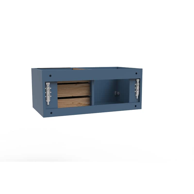 Alpine 36" Wall Mounted Bathroom Vanity (Base Only)