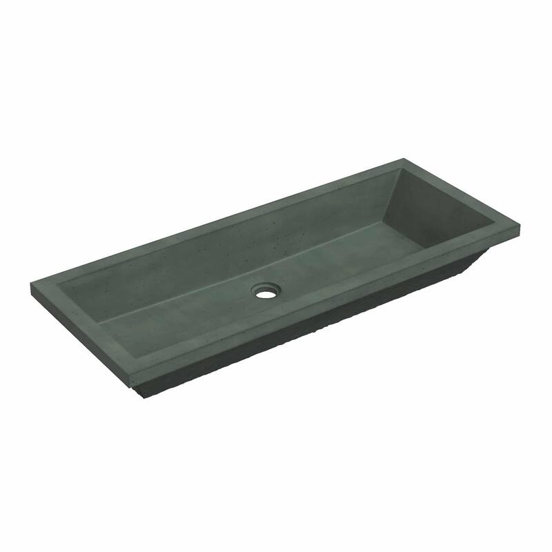 Arcata NativeStone drop-in Rectangular Bathroom Sink