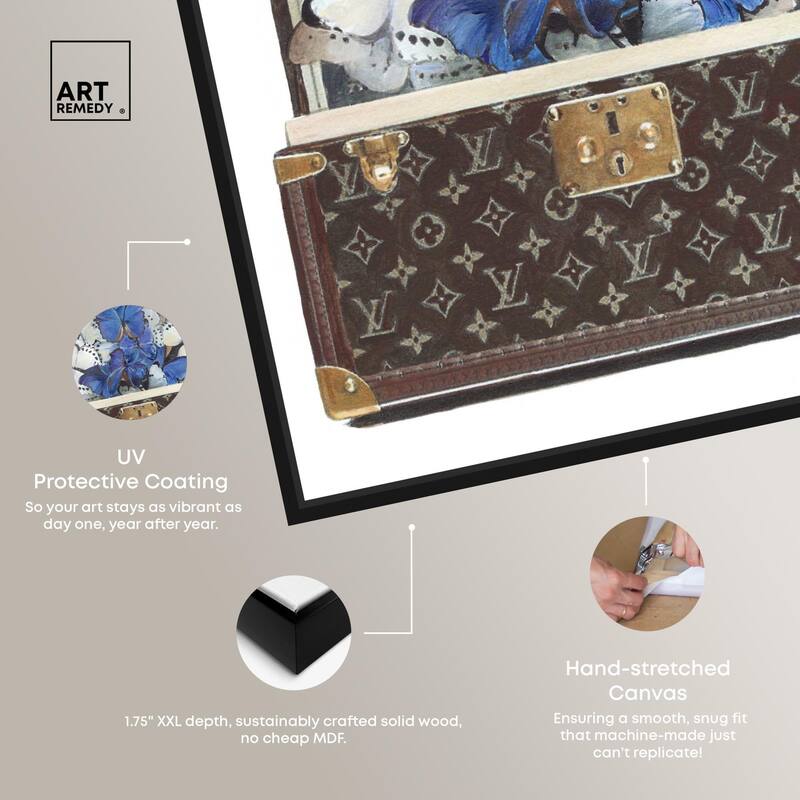 Luxurious Butterflies Canvas by Art Remedy