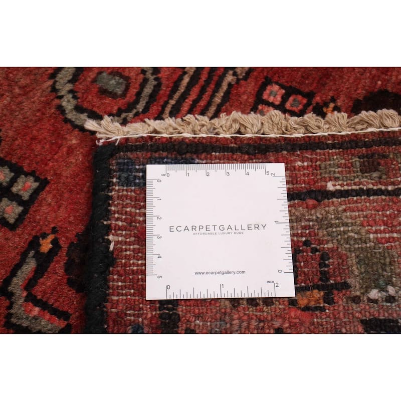 ECARPETGALLERY Hand-knotted Andelz Dark Red Wool Rug - 3'6 x 6'1