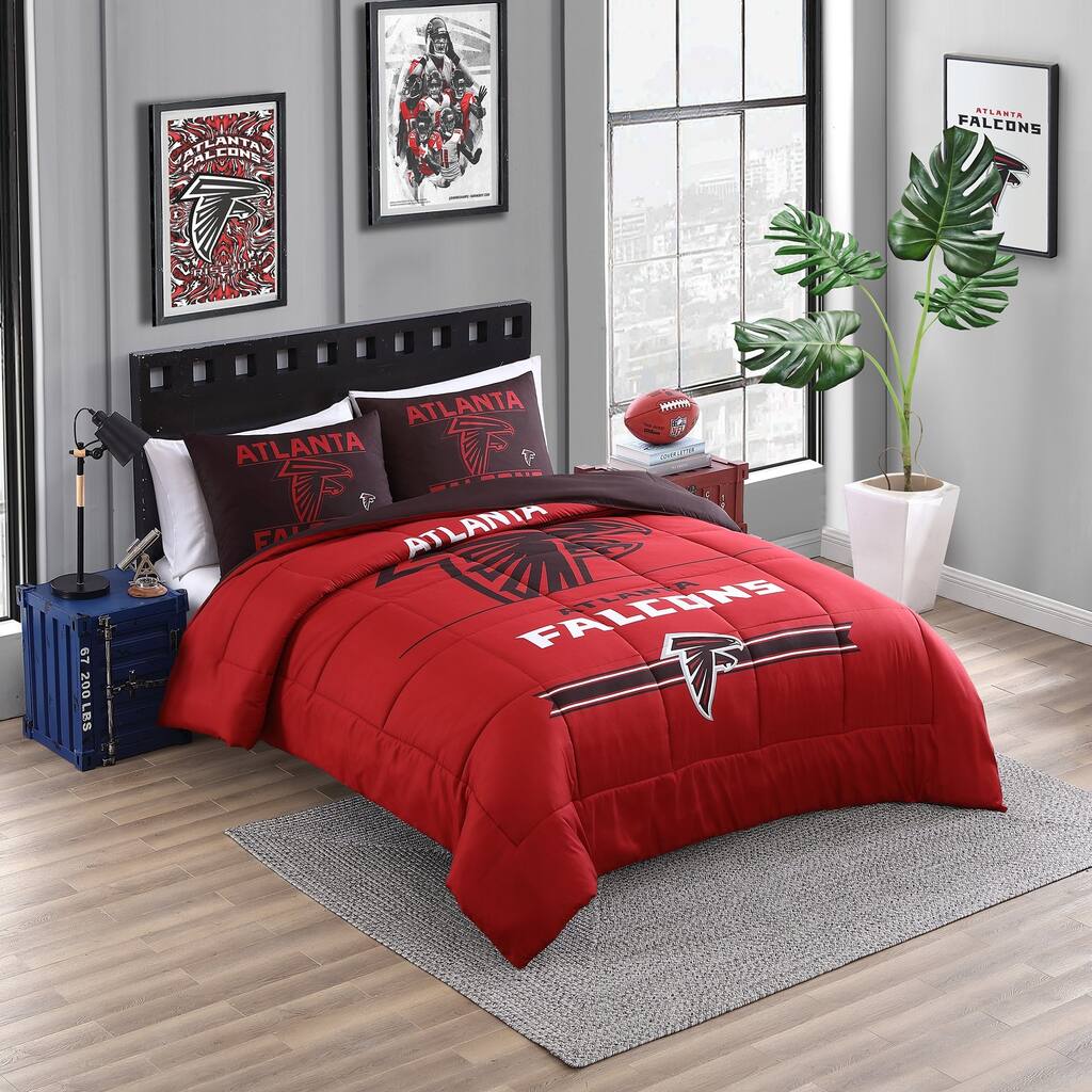 Atlanta Falcons NFL Licensed "Command" Comforter & Sham Set