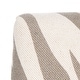 preview thumbnail 8 of 8, SAFAVIEH Dining Parsons Becca Zebra Grey Dining Chair - 22" x 24.8" x 36.4"