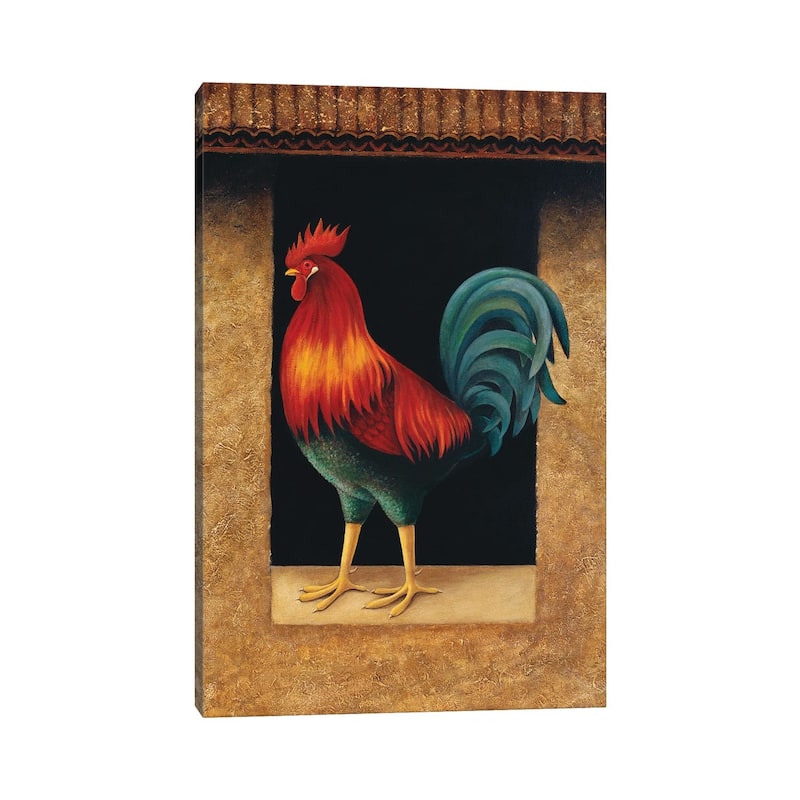 iCanvas "Rooster" by Lowell Herrero Canvas Print